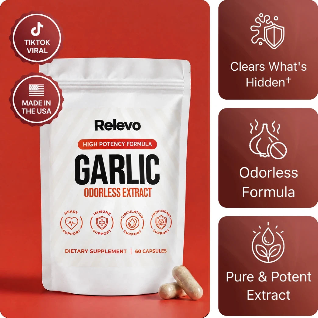 Relevo Odorless Garlic Extract Capsules