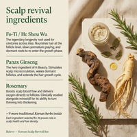 Relevo Korean Scalp Revival Bar - ingredients