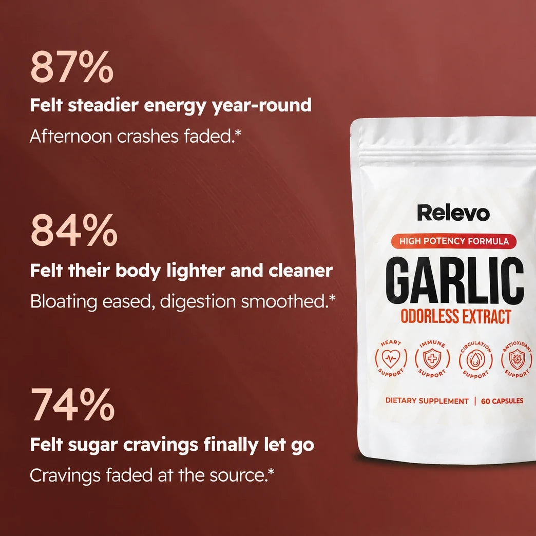 Relevo Odorless Garlic Extract Capsules