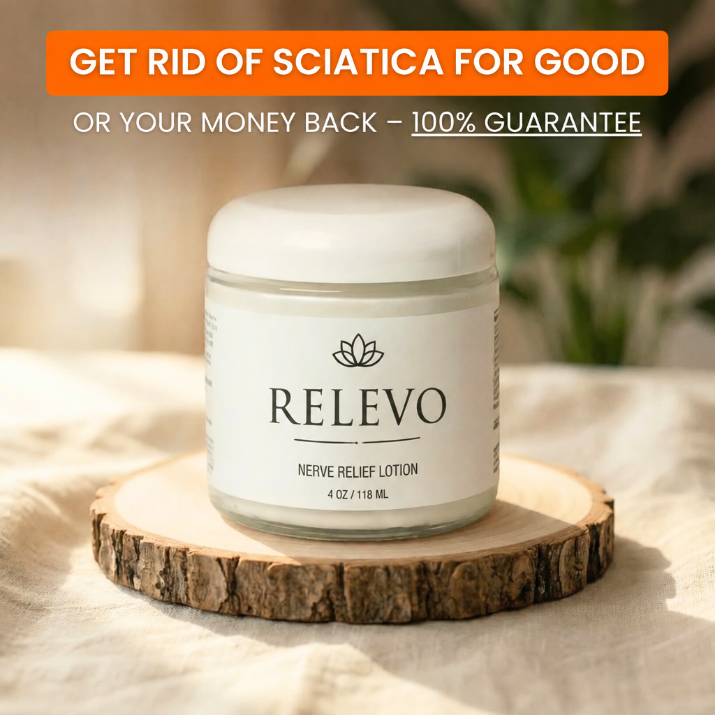 RELEVO Nerve Relief Lotion — get rid of sciatica for good