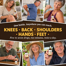One bottle for knees, back, shoulders, hands and feet